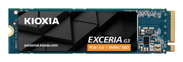 KIOXIA EXCERIA G3 - SSD - 2 TB - inbyggd - M.2 2280 - PCI Express 5.0 x4 (NVMe)