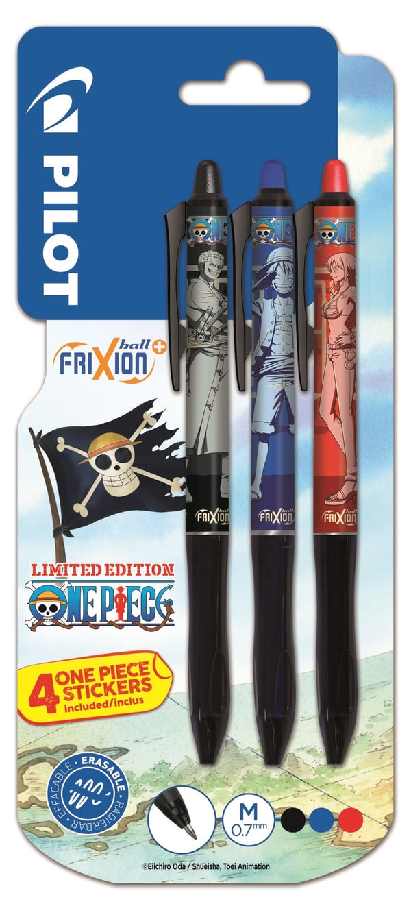 Pilot Frixion Ball Plus One Piece kulepenn 0,7 ass. (3)