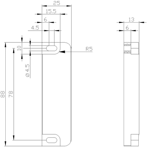 Siemens 3SE6714-2CA, Muovi, IP67, 45 mm, 102 mm, 45 mm, 40 g