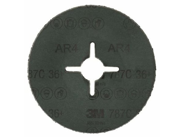 3M 7100099788, Laikka, Alumiini, Ruostumaton teräs, Ceramic fibre, 12000 RPM, Punainen, Pyöreä