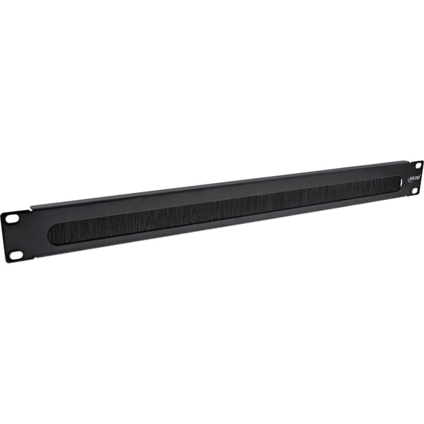 InLine 19111D, borstpanel, svart, SPCC, stål, 1U, 48,3 cm (19"), 1,2 mm