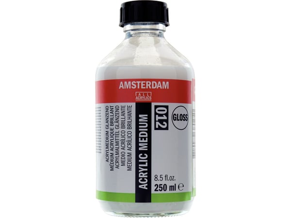 Amsterdam Acrylic medium gloss 012 flaske