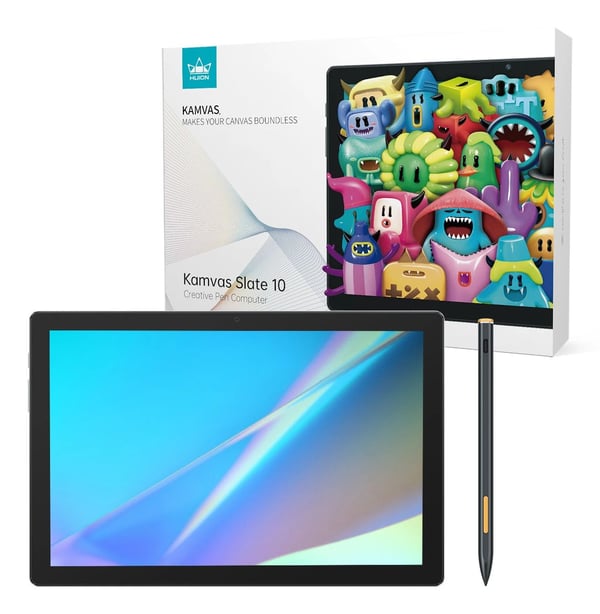 HUION Kamvas Slate 10, Langallinen & langaton, 216,57 x 135,36 mm, USB, 1 cm, Kynä, Kosketus, 0,3 mm