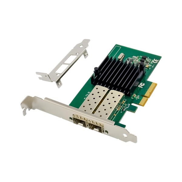 MicroConnect - Nätverksadapter - PCIe x4 låg profil - Gigabit Ethernet x 2