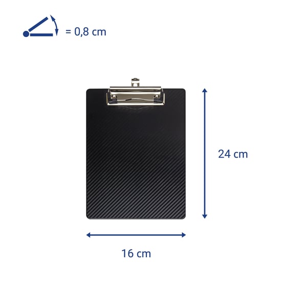 MAUL 2360890, A4, Svart, Polypropylen (PP), 160 mm, 15 mm, 240 mm