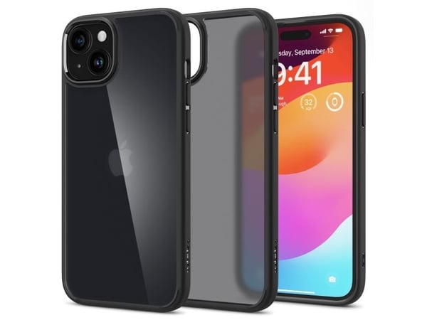 Spigen Ultra Hybrid Matte kotelo Apple iPhone 15, väri - Frost Black