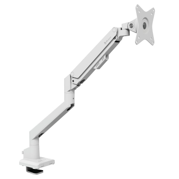 Arozzi Alzare Neo Single - Gas Spring Monitor Arm - White