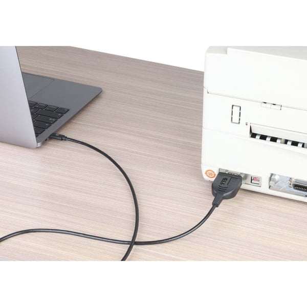 Manhattan - USB-C / seriell kabel - USB-C (hane) till RS-232 (hane) - 1 m