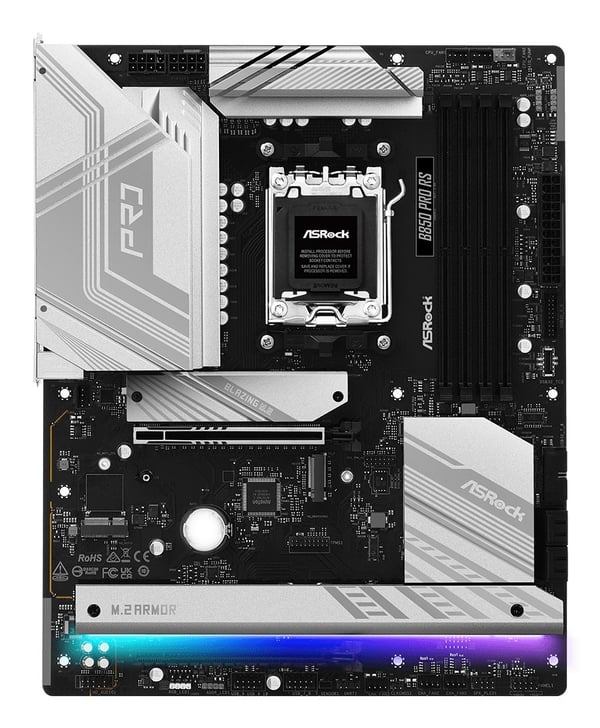 ASRock B850 Pro RS -emolevy, AMD B850, AM5, ATX, DDR5
