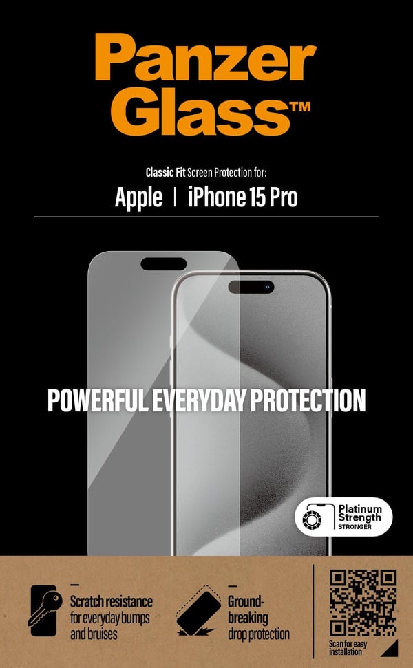 PanzerGlass iPhone 15 Pro