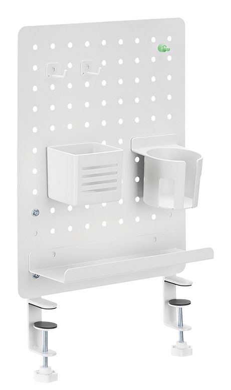LogiLink PB0104, Terästä, Muovi, Valkoinen, Yksivärinen, Universaali, 5 kg, 1 hyllyä