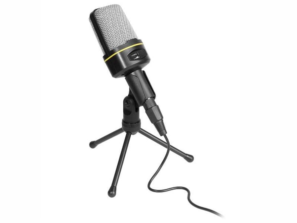 Tracer Screamer, Karaokemikrofoni, 50 - 16000 Hz, Langallinen, 3.5 mm (1/8"), Musta, 2 m