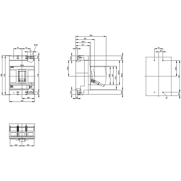 Siemens 3VA1563-7EF32-0AA0, IP40