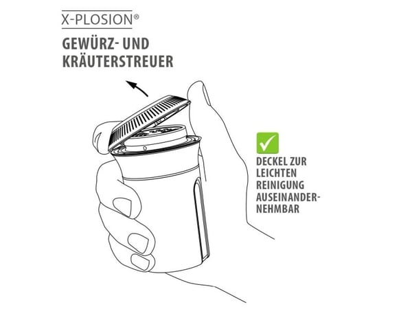 X-PLOSION krydderbeholder