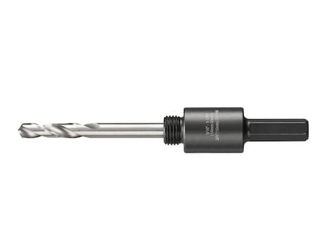 DeWALT DT90366-QZ, Reikäsahan adapteri, Kuusikulmainen varsi, 10 mm, musta, Ruostumaton teräs, 1,4 cm, 3 cm