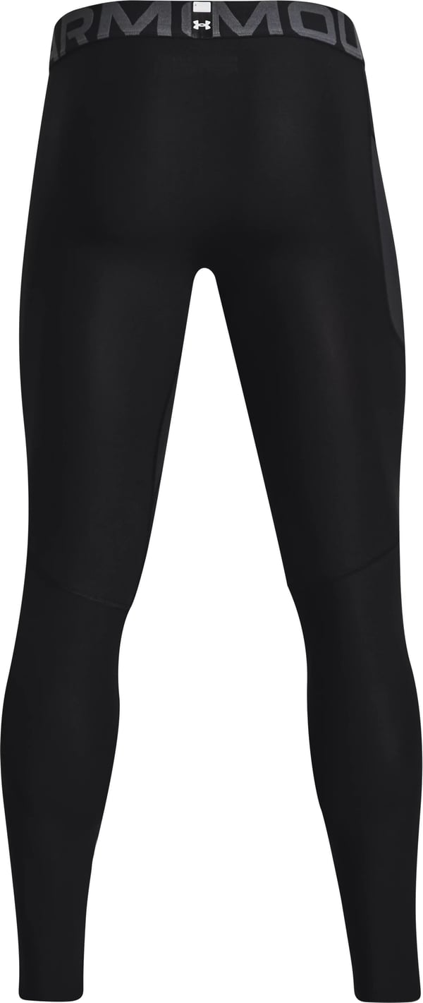 Under Armour HeatGear, Åtsittande leggings, Hankoppling, Svart, Vuxen, Monokromatiskt, S
