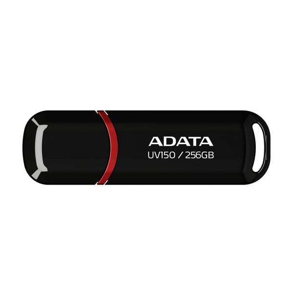 ADATA UV150 - USB-flashstasjon - 256 GB - USB 3.2 Gen 1 - svart