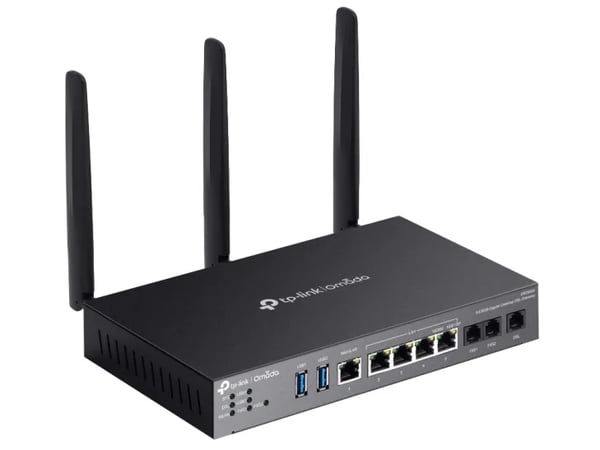 TP-Link Omada DR3220v-4G, Kaksitaajuus (2,4 GHz/5 GHz), Ethernet LAN, ADSL, ADSL2, musta, Pöytäreititin