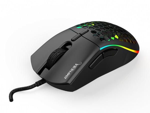 Inca IMG-GT20 kaksikätinen USB Type-A optinen 10000 DPI hiiri