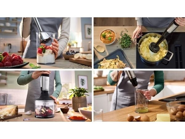 Bosch Serie 6 MSM6M633, Stavmixer, 1,4 m, 1000 W, Rostfritt stål