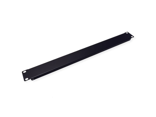 VALUE 26.99.0298, Blankt panel, Sort, Metall, 1U, 48,3 cm (19"), 231,7 g