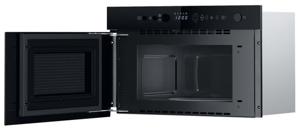 Whirlpool WMN14BB, Kiinteä, Grillimikroaaltouuni, 22 L, 750 W, Sisäänrakennettu näyttö, LCD