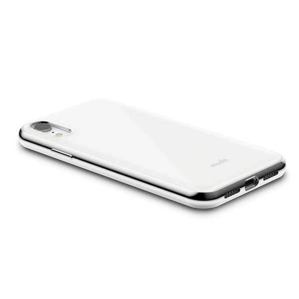 Moshi iGlaze, Border, Apple, iPhone XR, Sølv, Hvit