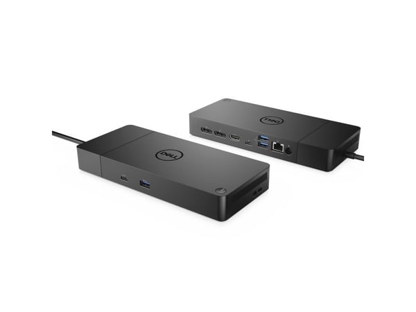 Dell® | WD19S - Dokkingstasjon - USB-C - HDMI, 2 x DP, USB-C - GigE - 130 watt - Sort