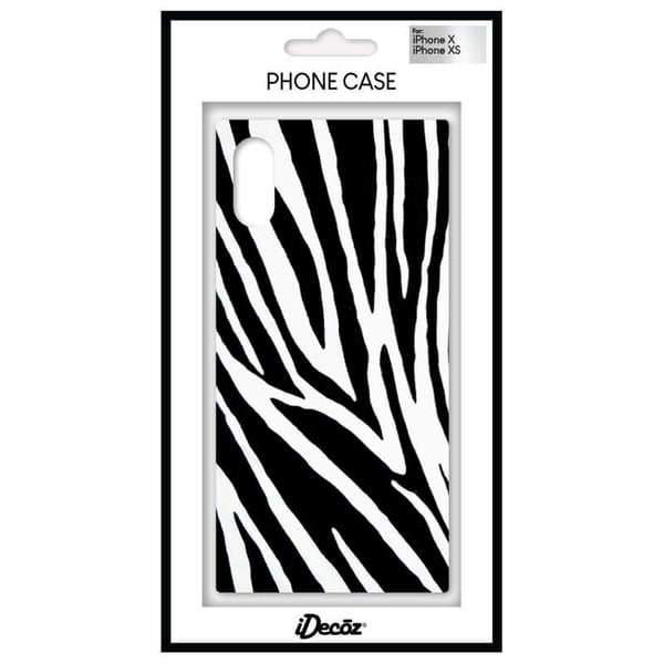 iDecoz ZB954PC4, Suojus, Apple, iPhone X/XS, 14,7 cm (5.8"), Valkoinen, musta