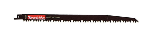 Makita - Blad till tigersåg - för trä, nyskuret trä, plywood, tree trunks, branches - 5 delar - längd: 300 mm - bredd: 19 mm - för Makita DJR186Z, ...