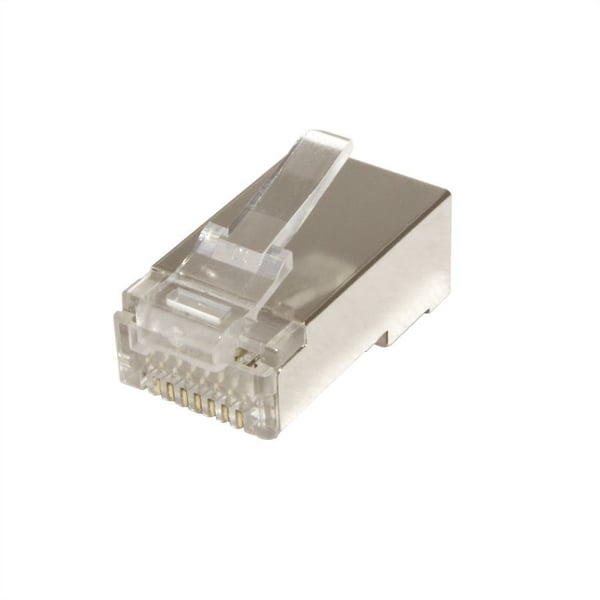Value 21.99.3065, RJ-45, Metallisk, Gjennomsiktig, Cat6, 100 stykker