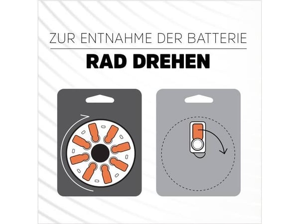 Energizer Høreapparat ENR 312 - Batteri 8 x PR41 - Sink-luft - 160 mAh - brun