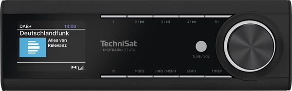 TechniSat DIGITRADIO 23 ASA alakaappiradio DAB+ FM Bluetooth 16 W musta