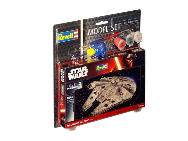 Revell Model Set Millennium Falcon, Modell av rymdfärja, Monteringssats, 1:241, Millennium Falcon, Star Wars, Avancerade