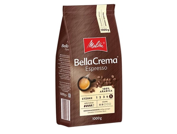 Melitta BellaCrema Espresso Kaffebønner - 1000 g.