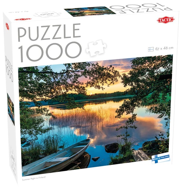 Tactic Puzzle Lovers Summer Night in Finland 1000 pcs puzzle