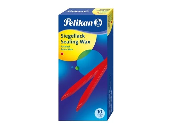 Pelikan - Fargeblyant - voks - rød (en pakke 10)