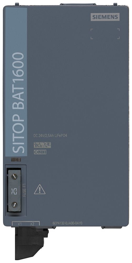 Siemens 6EP4132-0JA00-0AY0 erikoisakku LiFePO₄ 24 V, 1 kpl, 2,5 VAh, CE, REACH, 156 mm, 260 mm, 125 mm, 230 mm