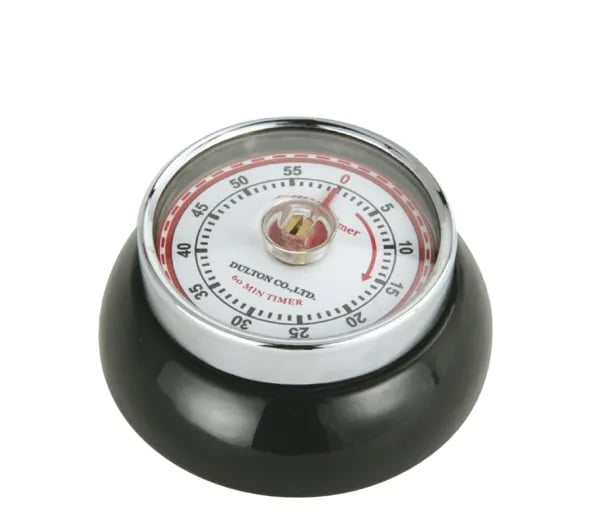 Zassenhaus 072310, Mekaaninen keittiöajastin, Musta, 60 min, 7 cm, 30 mm, 144 g