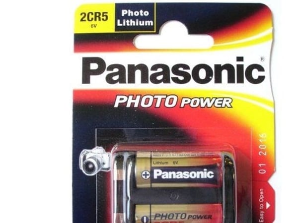 Panasonic 2CR-5L/1BP 2CR5-litiumparisto 1400 mAh 6 V, 1 kpl.