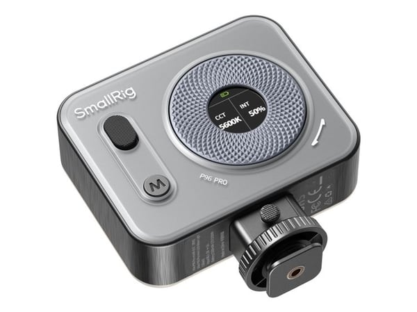 SmallRig Vibe P96 Pro mini LED Video Light, 5 W, LED, Lämmin valkoinen, 1160 lx, 2500 K, 6500 K