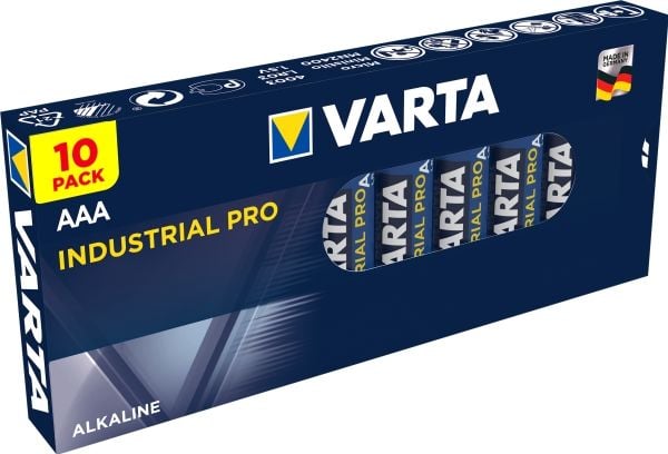 Varta Industrial - Batteri AAA - alkaliskt - 1100 mAh