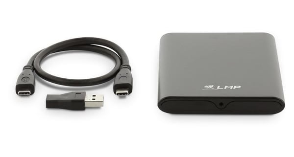 LMP 16117, HDD/SSD-kabinett, 2.5", SATA, 0,52 Gbit/s, USB-tilkobling, Sort