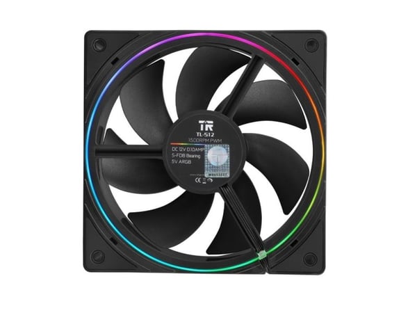 Thermalright TL-S12 PWM ARGB Black (120 mm) (svart) vifte