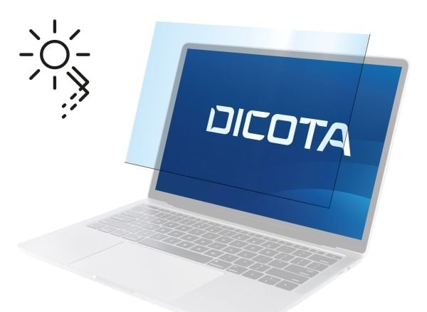 DICOTA Privacy Filter 2-way, 35,6 cm (14"), 16:9, Kannettava tietokone, Kehyksetön näytön yksityisyyssuodatin, Kiiltävä/Matta, Anti-blue, Anti-fing...