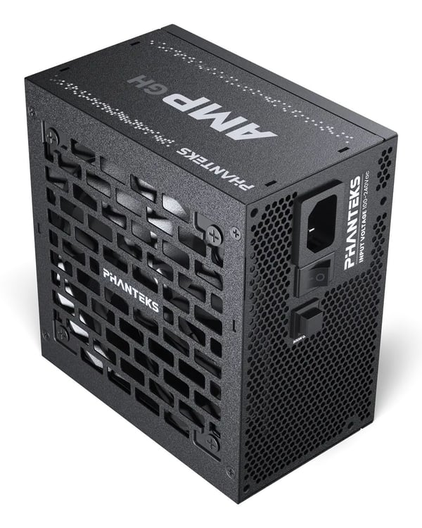 PHANTEKS AMP GH 1200W 80 PLUS Platinum virtalähde, PCIe 5.1, ATX 3.1 - 1200 wattia, musta
