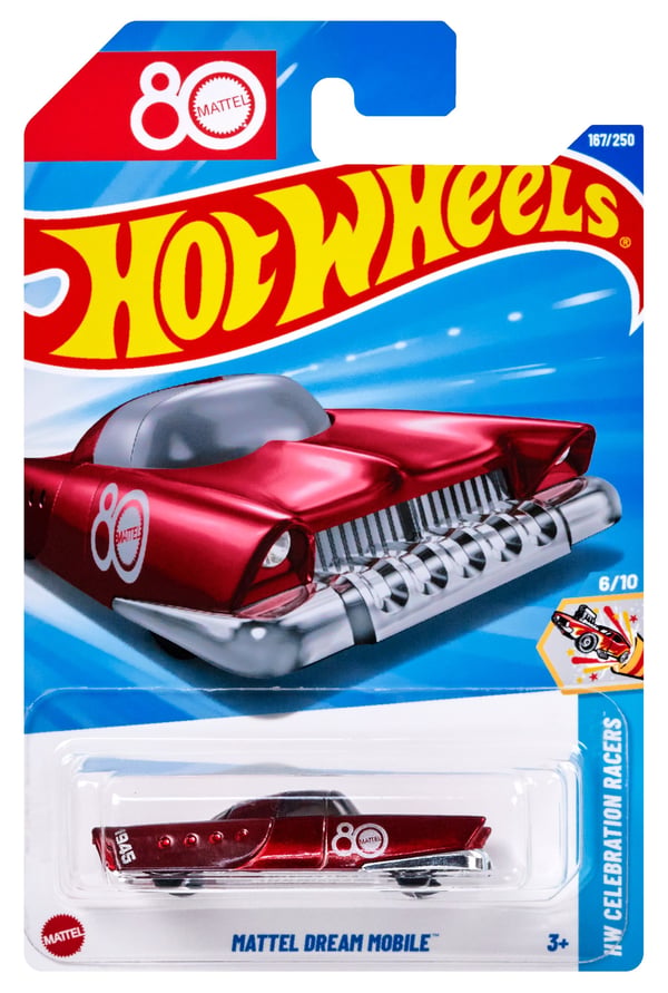 Hot Wheels Basics Mattel 80th Car