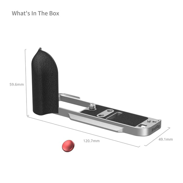 SmallRig 5664, 120,7 mm, 49,1 mm, 59,6 mm, 50 g, 136 mm, 102,5 mm