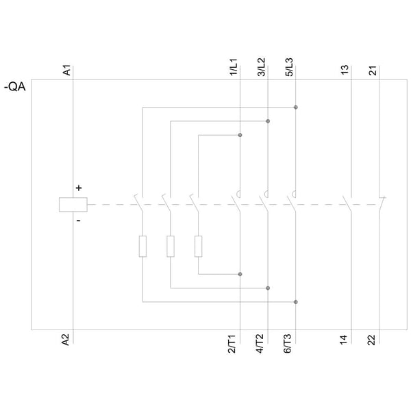 Siemens 3RT2617-1BF43, 55 mm, 133 mm, 129 mm, 415 g, 1 kpl