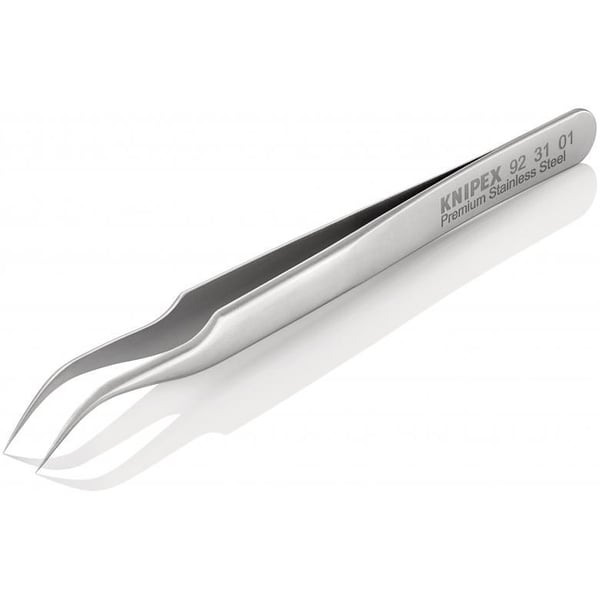 Knipex 92 31 01, Rostfritt stål, Rostfritt stål, Spetsig, Böjt, 14 g, 10 mm